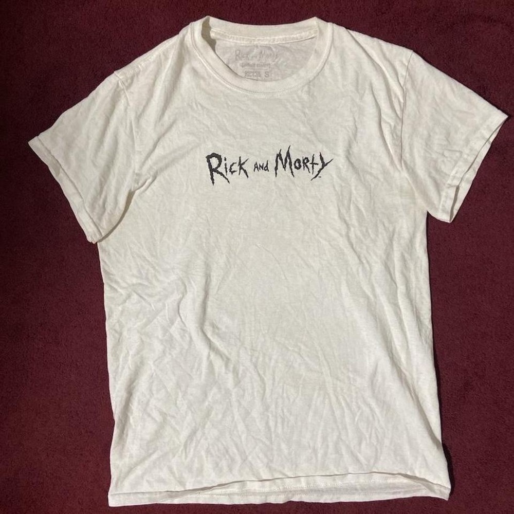 Vintage White Adult Swim Rick And Morty T Shirt
